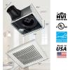 imageBroan NuTone AE110S Invent ENERGY STAR Certified Fan 110 CFM 10 Sones White110 CFM