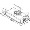imageBroan NuTone PM400SS Custom Cabinet Builtin 3Speed Power Pack Insert with LED Lighting and 450 Max Blower CFM 21Inch Stainless Steel21Inch