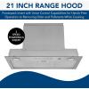 imageBroan NuTone PM400SS Custom Cabinet Builtin 3Speed Power Pack Insert with LED Lighting and 450 Max Blower CFM 21Inch Stainless Steel21Inch