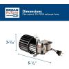 imageBroan S97009796 Replacement Fan Blower Assembly for Bulb Heaters