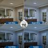 imageBroanNuTone 110 CFM AER110CCTK CleanCover Bath 10 Sone with Selectable CCT LED Light ENERGY STARBath Fan WhiteCover Bath