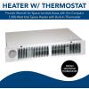 imageBroanNuTone 112 Heater Covers 150 sq ft at Factory Wired Voltage WhiteWith Thermostat