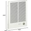 imageBroanNuTone 192 High Capacity Wall Heater White Painted Grille 20001000 Watt 240V AC10002000 Watt 240 VAC