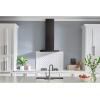 imageBroanNuTone 30inch WallMount Convertible ChimneyStyle Range Hood with 3Speed Exhaust Fan and Light 460 Max Blower CFM Black Stainless Steel