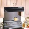 imageBroanNuTone 413023 Ductless Range Hood Insert with Light Exhaust Fan for Under Cabinet 30Inch BlackBlack