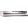 imageBroanNuTone 413023 Ductless Range Hood Insert with Light Exhaust Fan for Under Cabinet 30Inch BlackStainless Steel