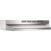 imageBroanNuTone 413023 Ductless Range Hood Insert with Light Exhaust Fan for Under Cabinet 30Inch BlackStainless Steel