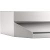 imageBroanNuTone 413023 Ductless Range Hood Insert with Light Exhaust Fan for Under Cabinet 30Inch BlackStainless Steel