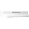 imageBroanNuTone 413023 Ductless Range Hood Insert with Light Exhaust Fan for Under Cabinet 30Inch BlackWhite