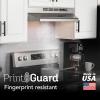 imageBroanNuTone 4130SF Fingerprint Resistant Ductless UnderCabinet Range Hood 30Inch Stainless Finish with Print GuardStainless Steel Finish