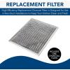 imageBroanNuTone 41F Replacement Charcoal Filter for Ductless Range Hood Series Carbon Air Filter Charcoal Air Filter for Kitchen88 x 105 x 04