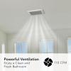 imageBroanNuTone AE50 Ventilation Fan with Roomside Installation ENERGY STAR Certified Ceiling or Wall Mount 50 CFM 05 Sones White110 CFM