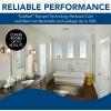 imageBroanNuTone AE50 Ventilation Fan with Roomside Installation ENERGY STAR Certified Ceiling or Wall Mount 50 CFM 05 Sones White50 CFM