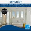 imageBroanNuTone AE50 Ventilation Fan with Roomside Installation ENERGY STAR Certified Ceiling or Wall Mount 50 CFM 05 Sones White50 CFM