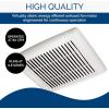 imageBroanNuTone AE50 Ventilation Fan with Roomside Installation ENERGY STAR Certified Ceiling or Wall Mount 50 CFM 05 Sones White80 CFM