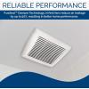 imageBroanNuTone AE50 Ventilation Fan with Roomside Installation ENERGY STAR Certified Ceiling or Wall Mount 50 CFM 05 Sones White80 CFM