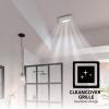 imageBroanNuTone AE80LK Ventilation with LED CleanCover and Roomside Installation ENERGY STAR Certified 80 CFM 07 Sones White80 CFM