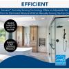 imageBroanNuTone AE80SL Invent ENERGY STAR Certified Humidity Sensing Fan with LED Light 80 CFM 08 Sones White 75 Sq Ft Rooms80 CFM