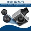 imageBroanNuTone AE80SL Invent ENERGY STAR Certified Humidity Sensing Fan with LED Light 80 CFM 08 Sones White 75 Sq Ft Rooms80 CFM