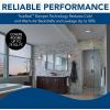 imageBroanNuTone AE80SL Invent ENERGY STAR Certified Humidity Sensing Fan with LED Light 80 CFM 08 Sones White 75 Sq Ft Rooms80 CFM