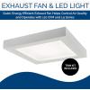 imageBroanNuTone AER110LTK Energy Star Certified Bath Fan Medium White Brushed Bronze Brushed Nickel