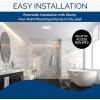 imageBroanNuTone AER110LTK Energy Star Certified Bath Fan Medium White Brushed Bronze Brushed Nickel