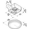 imageBroanNuTone AER110SLW Energy Star Certified Bath Fan Medium White 105 Sq Ft Rooms