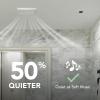 imageBroanNuTone BE8 Bathroom Exhaust Fan 80 CFM ENERGY STAR Exhaust Fan 15 Sones50 CFM Energy Star New Grill