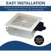 imageBroanNuTone BE8 Bathroom Exhaust Fan 80 CFM ENERGY STAR Exhaust Fan 15 Sones70 CFM