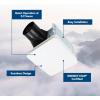 imageBroanNuTone BE8 Bathroom Exhaust Fan 80 CFM ENERGY STAR Exhaust Fan 15 Sones80 CFM Energy Star