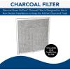 imageBroanNuTone BPQTF Charcoal QT20000 Series Range Hoods Carbon Air Filter 1 Count Pack of 1 Grey4 x 11 x 3