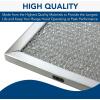 imageBroanNuTone BPS1FA30 Aluminum QS1 Series Range Hoods Kitchen Exhaust Grease Filter 2 Count Pack of 1 Grey 2 Set118 x 143 x 04
