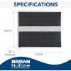 imageBroanNuTone BPSF30 Charcoal QS Series Range Hood Carbon Air Filter 2 Count Pack of 1 Grey 2 SetBPSF30