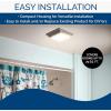 imageBroanNuTone Bathroom Exhaust Fan with LED Light Easy Install 60 CFM 09 Sones Energy Star25 Sones
