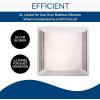 imageBroanNuTone Bathroom Exhaust Fan with LED Light Easy Install 60 CFM 09 Sones Energy Star25 Sones