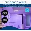imageBroanNuTone ChromaComfort Bathroom Exhaust Fan with Bluetooth Speaker Powerful 110CFM15 Sones 24color LED Light SPK110RGBL Wall SwitchChroma