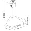 imageBroanNuTone EWP1306SS Pyramidal Range LED Lighting WallMount Kitchen Chimney Vent Hood 30Inch Stainless Steel640 Max Blower CFM