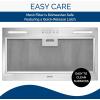 imageBroanNuTone Elite 205inch Custom Power Pack Range Hood Insert with 3Speed Exhaust Fan and Light 440 Max Blower CFM Stainless SteelStainless Steel