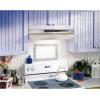 imageBroanNuTone F403023 Exhaust Fan for Under Cabinet TwoSpeed FourWay Convertible Range Hood Insert with Light 30Inch BlackStainless Steel