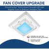 imageBroanNuTone FG800RGBS Genuine Replacement Cover Bath Fan Not Included with ChromaComfort LED Light and Sensonic Bluetooth Speaker Fits Select Bathroom Fan ModelsLED CoverGrille