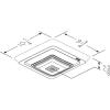 imageBroanNuTone FG800SPK Bluetooth Speaker Bathroom Exhaust Grille Cover with LED Light
