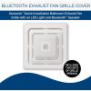imageBroanNuTone FG800SPK Bluetooth Speaker Bathroom Exhaust Grille Cover with LED Light