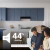 imageBroanNuTone GLA1303WW 30Inch Under Cabinet Range Hood Energy Star 350 Max Blower CFM WhiteBlack