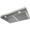 imageBroanNuTone GLA1303WW 30Inch Under Cabinet Range Hood Energy Star 350 Max Blower CFM WhiteStainless Steel