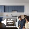 imageBroanNuTone GLA1303WW 30Inch Under Cabinet Range Hood Energy Star 350 Max Blower CFM WhiteStainless Steel