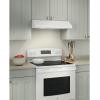 imageBroanNuTone GLA1303WW 30Inch Under Cabinet Range Hood Energy Star 350 Max Blower CFM WhiteWhite