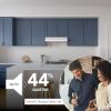 imageBroanNuTone GLA1303WW 30Inch Under Cabinet Range Hood Energy Star 350 Max Blower CFM WhiteWhite