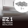 imageBroanNuTone GLA1303WW 30Inch Under Cabinet Range Hood Energy Star 350 Max Blower CFM WhiteWhite
