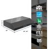 imageBroanNuTone GLA2303BLS 30Inch Under Cabinet Range Hood Energy Star 350 Max Blower CFM Black Stainless Steel StainlessBlack Stainless