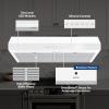 imageBroanNuTone GLA2303BLS 30Inch Under Cabinet Range Hood Energy Star 350 Max Blower CFM Black Stainless Steel StainlessBlack Stainless
